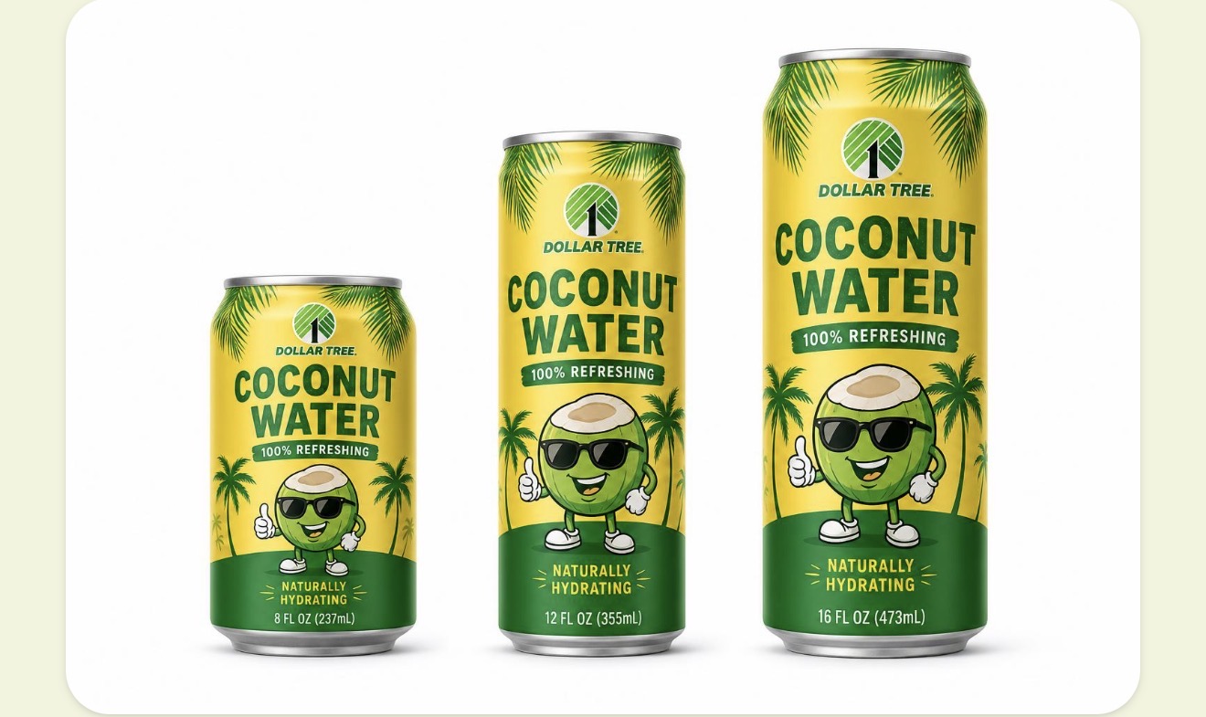 Tree Coco lineup — 8oz, 12oz, 16oz